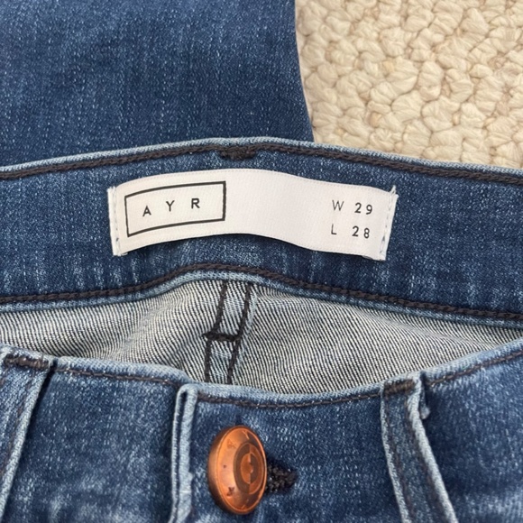 AYR Blue Denim Skinny Jeans - Size 29 - Picture 10 of 11